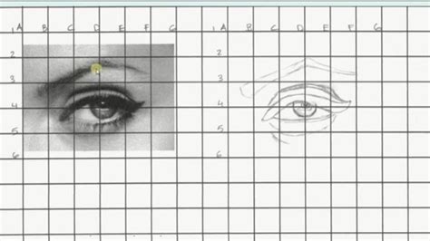 what is the grid method in art and how does it relate to the concept of perspective in painting?