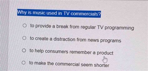 why is music used in tv commercials? how does it affect the emotional response of viewers?